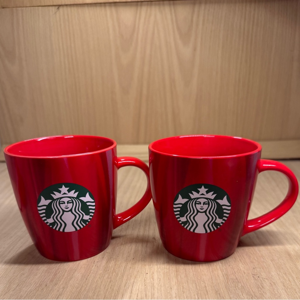 Starbucks Mug Coffee Cups Red 2022-Lot of 2